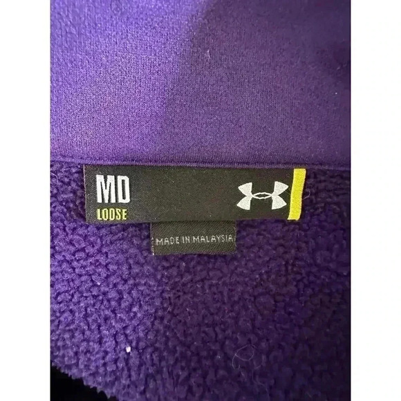 Under Armour Women’s M TCU HORNED FROGS Purple Soft Jacket - Picture 5 of 8